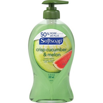 Softsoap Cucumber/Melon Hand Soap - Crisp Cucumber & Melon Scent - 11.3 fl oz (332.7 mL) - Pump Bottle Dispenser - Hand - Green - 1 Each