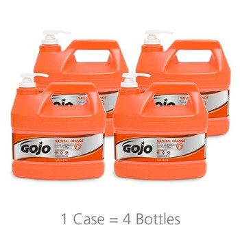GOJO®Natural Orange Pumice Heavy-Duty Hand Cleaner, 1 Gallon, Carton Of 4