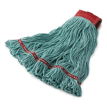 Rubbermaid Swinger Loop Wet Mop, Medium 5" Headband, Green