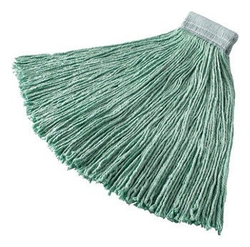 24 OZ HOT MOP BLEND WET MOP, 5 IN HEADBAND, GREEN