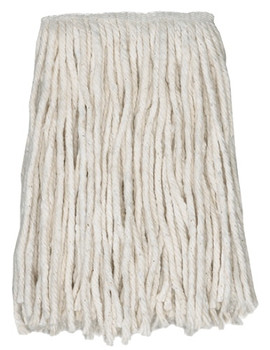 Wilen Cotton Choice Cut-End Fan Mop, Narrow Band 4-Ply #24, Pack Of 12