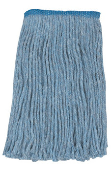Wilen Go Go Cut-End Mop, Narrow Band, Blue, Pack Of 12