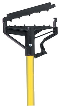 Wilen Load 'N Lock Wet Mop Handle, 60", Yellow