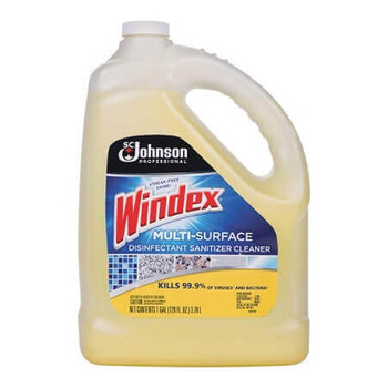 Windex Multi-Surface Disinfectant Sanitizer Cleaner - Liquid - 1 gal (128 fl oz) - Bottle - 1 Each - Yellow