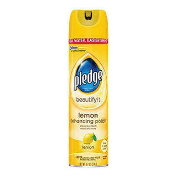 Pledge Lemon Clean Furniture Spray, 9.7 Oz.