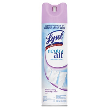 Lysol Neutra Air Sanitizing Spray Air Freshener, Morning Linen Scent, 10 Oz.