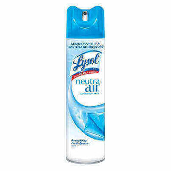 Lysol Neutra Air Sanitizing Spray Air Freshener, Fresh Breeze Scent, 10 Oz.