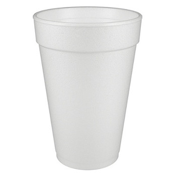 Dart Insulated Foam Drinking Cups White 16 Oz Box Of 1 000