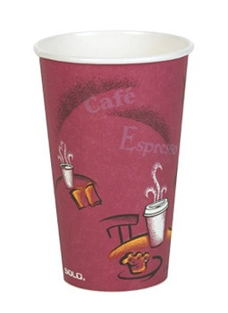 Solo OF16BI0041 Solo Paper Hot Cups 16 Oz. 875679