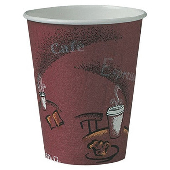 Solo OF8BI0041 Solo Paper Hot Cups 8 Oz. Ma 875634