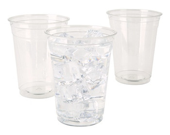 Highmark plastic 16oz clear 100