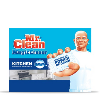 Mr. Clean Procter & Gamble Magic Eraser Kitchen Scrubber - 2.40" Width x 3.90" Length - 24 / Carton