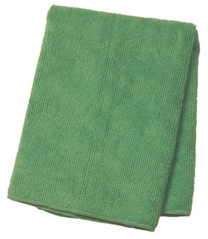 Wilen Standard Duty Microfiber Cloths 16" Green Pack Of 12