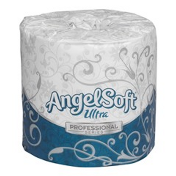 Angel Soft Ultra Professional Series by GP PRO 2-Ply Embossed Bathroom Tissue Convenience Pack, 400 Sheets Per Roll, Case Of 20 Rolls