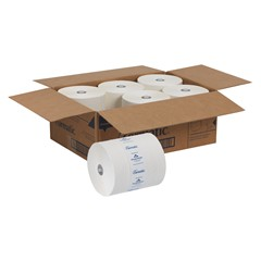 Cormatic Hardwound Roll Towels, 8 1/4" x 702', White, Carton Of 6