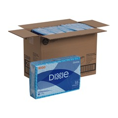 GP Pro Dixie R500 Disposable Food Service Towels, White/Blue, 55 Sheets Per Pack, Case Of 6 Packs