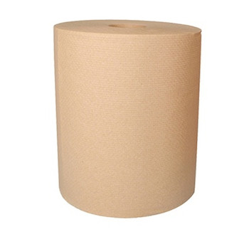 Highmark 100% Recycled Hardwound Roll Towels Natural 8" x 800' Case Of 6 Rolls