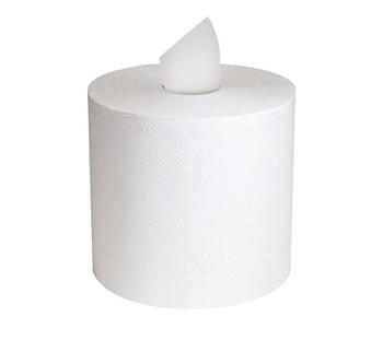 Highmark 2-Ply Centerpull Paper Towels 11" x 600' White Case Of 6 Rolls
