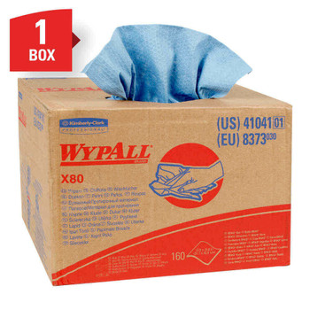 Kimberly-Clark Professional Wipers Wypall X80 Brag? Box  Box Of 160