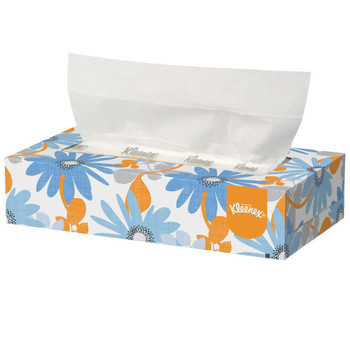Kleenex FSC Certified 2-Ply Facial Tissue Pop-Up Boxes 8 1/4" x 8 1/2" White 100 Tissues Per Box Carton Of 36 Boxes