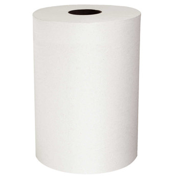 Scott 70% Recycled Slimroll Roll Towels, 12 1/4" x 8 1/2", White, 6 Rolls Per Case
