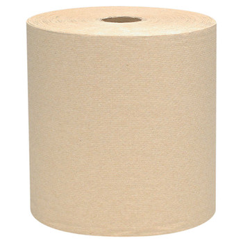 Scott Professional 100% Recycled 1-Ply Paper Towel Rolls, 8" x 800', Brown, Case Of 12 Rolls