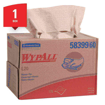 Wypall L20 Wipers, Natural 176/box