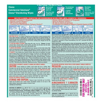 Clorox Disinfecting Wipes, Fresh Scent, Pack Of 75 Wipes, box of 6 tubs