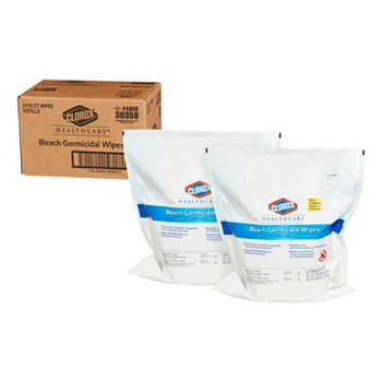 Clorox Germicidal Wipes Refill, 12 x 12, Pack of 110