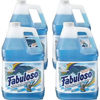 Fabuloso All-Purpose Cleaner, Ocean Cool Scent, 1 gal Bottle, 4 Bottles per Carton, Sold by the Carton