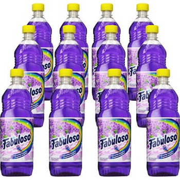 Fabuloso Multi-Use Cleaner - Liquid - 0.17 gal (22 fl oz) - Fresh, Lavender ScentBottle - 12 / Carton - Lavender