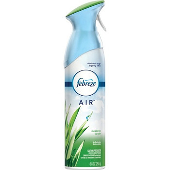 Febreze Air Freshener Spray - Spray - 8.5 fl oz (0.3 quart) - Meadows & Rain - 6 / Carton - Odor Neutralizer, VOC-free