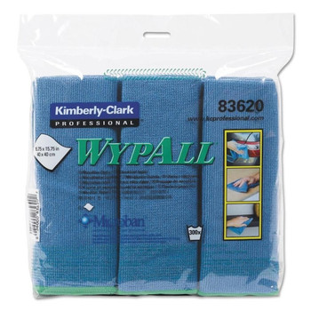 Wypall® Microfiber Cloths, Box Of 6 KCC83620