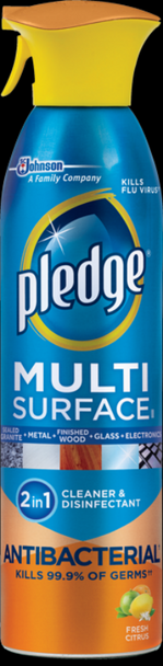 SC Johnson 652989 Pledge Multisurface Antibac 557012
