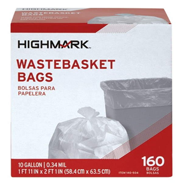 Highmark 40504 23x23 white .34 mil 10 gal 160 140504
