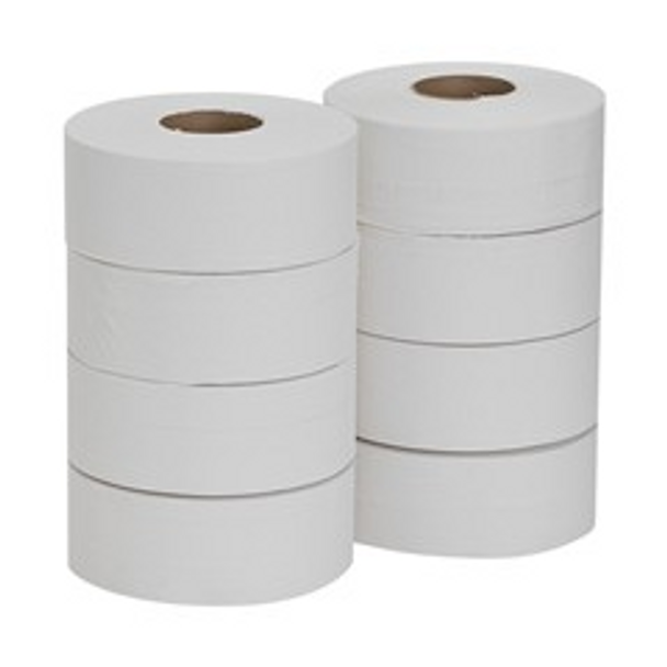 Georgia-Pacific JRT 2-Ply Bathroom Tissue, 1000' Roll, Case Of 8 Rolls