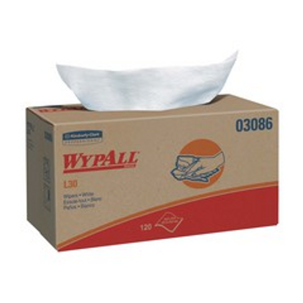 Kimberly Clark 03086 WypAll L30 Wipers 10" x 850709