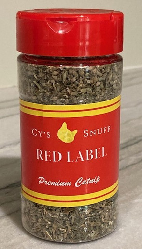 Cy's Snuff Red Label Premium All Natural Catnip .60 oz.