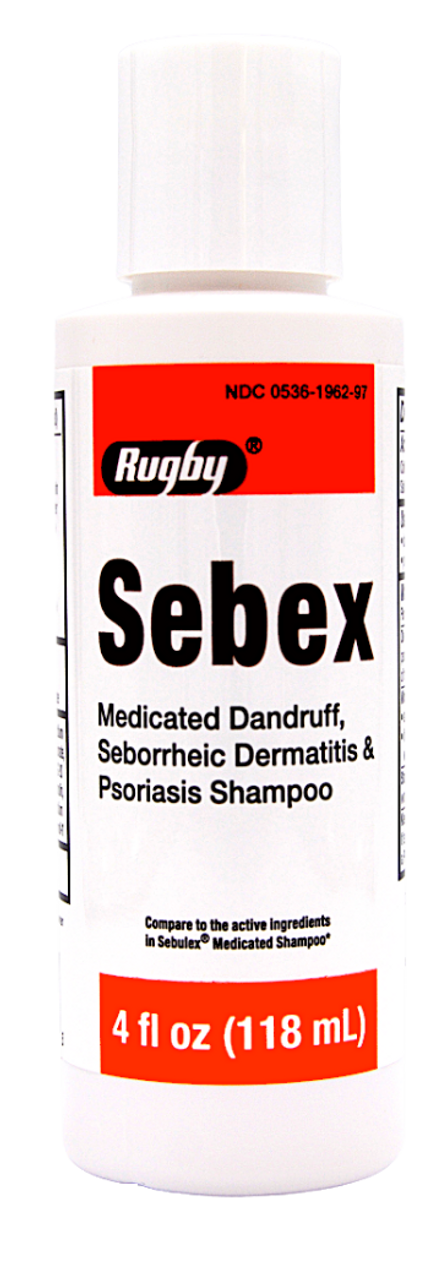 factor belasting pijp Rugby Sebex Medicated Dandruff Shampoo - 4 fl oz (Sebulex)
