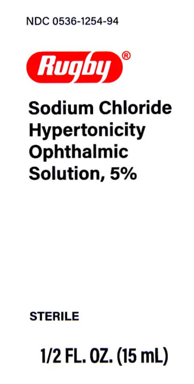 Rugby Laboratories Sodium Chloride Hypertonicity Ophthalmic Solution 5%