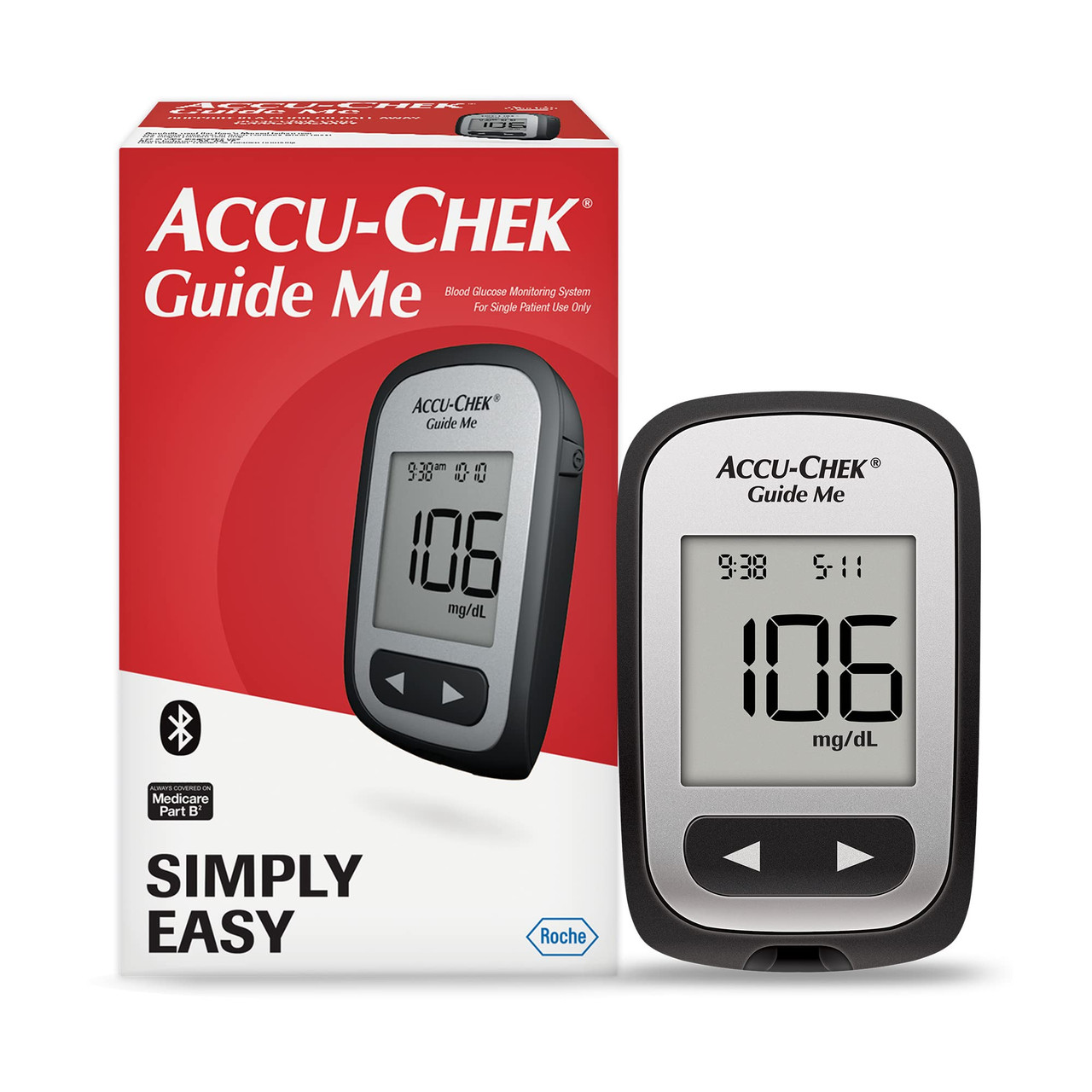 Roche Accu-Chek Guide Me Meter Bluetooth Capability