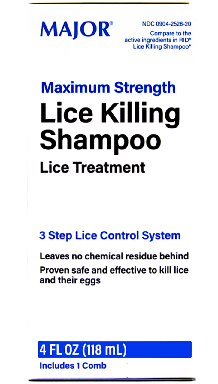 Major Strength Lice Killing Shampoo - Effective Lice Treatment for Complete Eradication