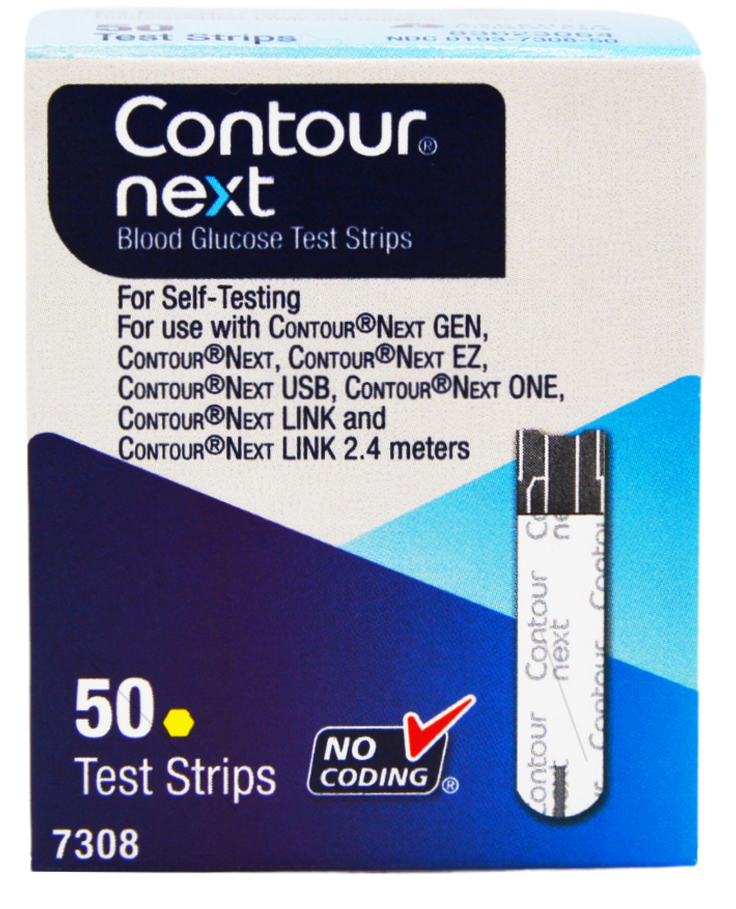Test Strips Contour Next 7308 - Ascensia with Free Shipping!