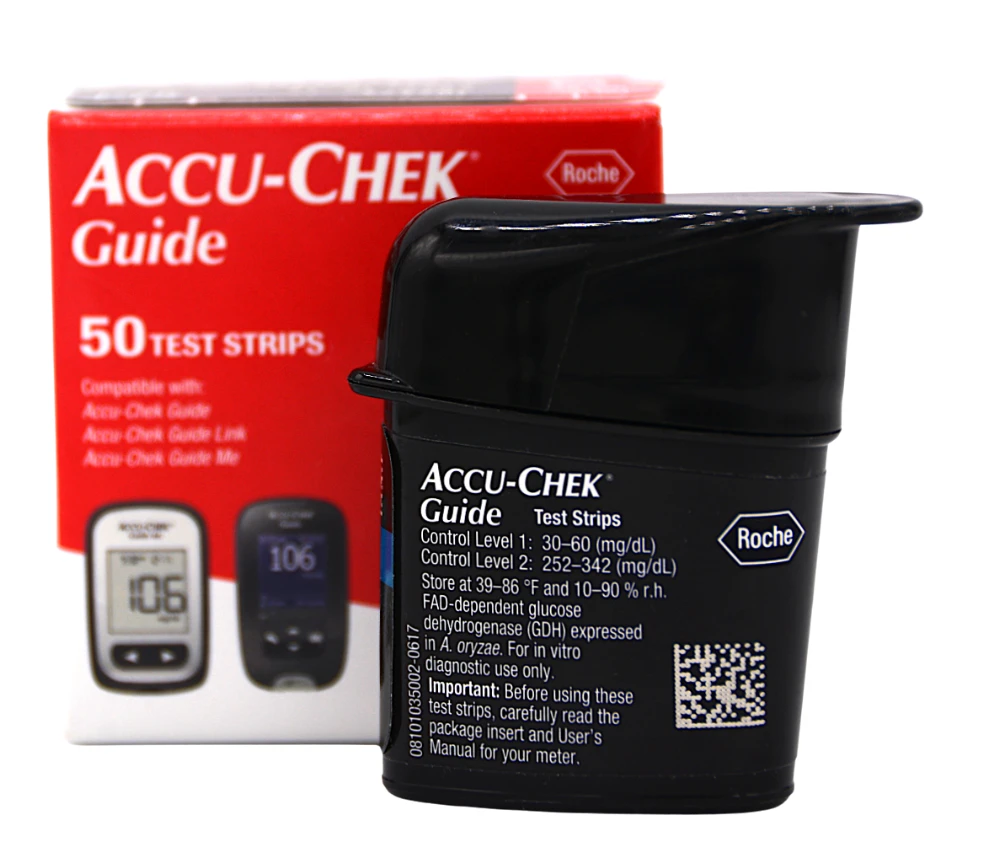 Accu-Chek Guide 50 Test Strips – 4 Pack | Bulk + Free Shipping