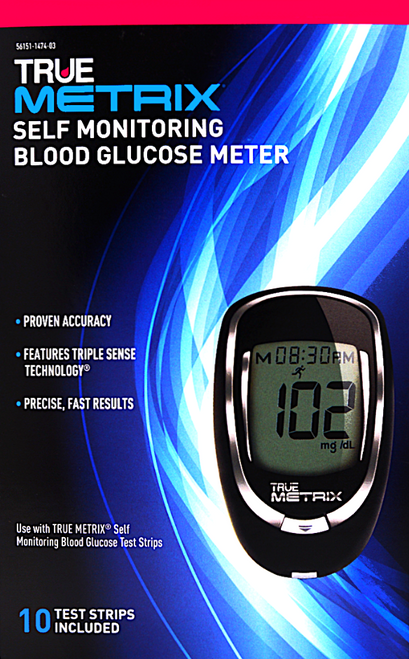 True Metrix Self Monitoring Blood Glucose Meter