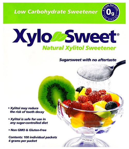 Xlear XyloSweet Natural Xylitol Sweetener - 100 Packets