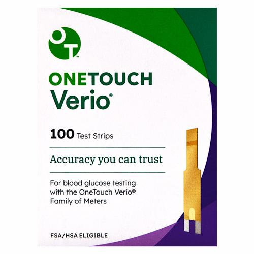 OneTouch Verio 100 Blood Glucose Test Strips