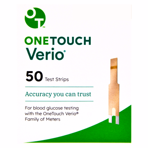 OneTouch Verio 50 Test Strips New Retail Box