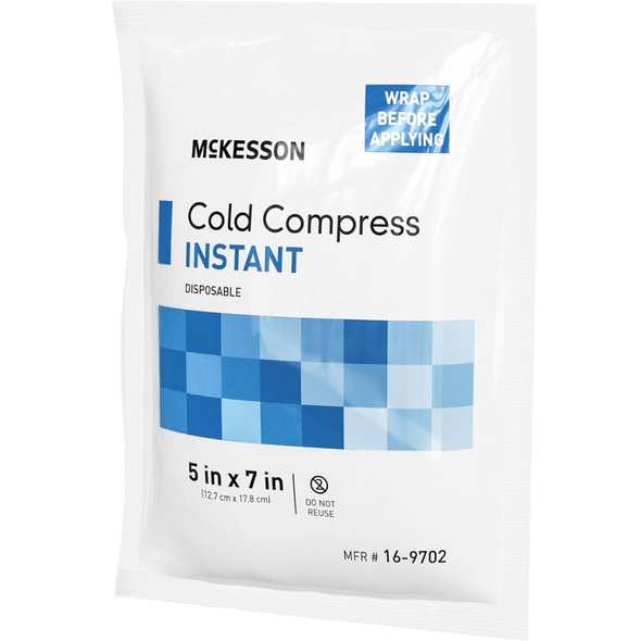 McKesson Instant Cold Compress – 5 in x 7 in | Disposable Ice Pack