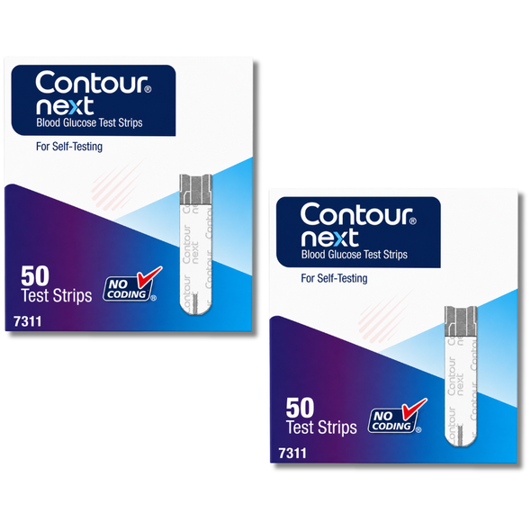 Ascensia Contour Next 50 Blood Glucose Test Strips (2 Pack) - 7311